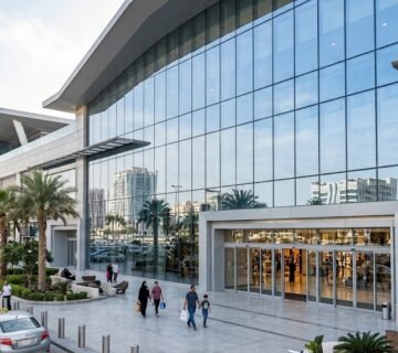 تنظيف واجهات المولات الزجاجية بجدة